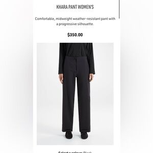 Arc’teryx black trousers